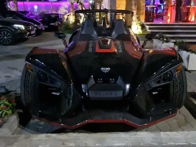 Polaris Slingshot SLR (2020) spotted in Shëngjin, Albania