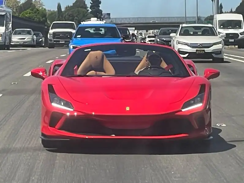 Ferrari F8 Spider (2020) spotted in Hayward, United States