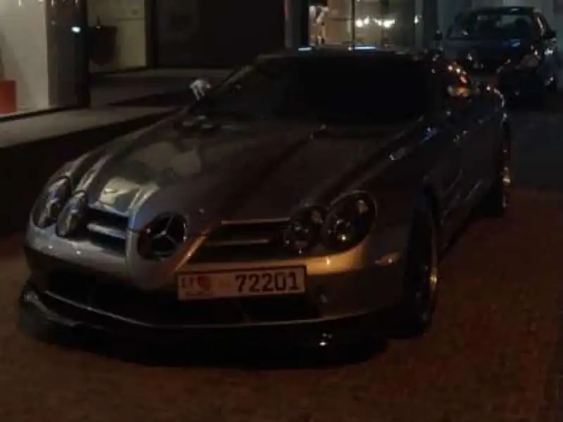 Mercedes-Benz SLS AMG (2010) spotted in Abu Dhabi, United Arab Emirates