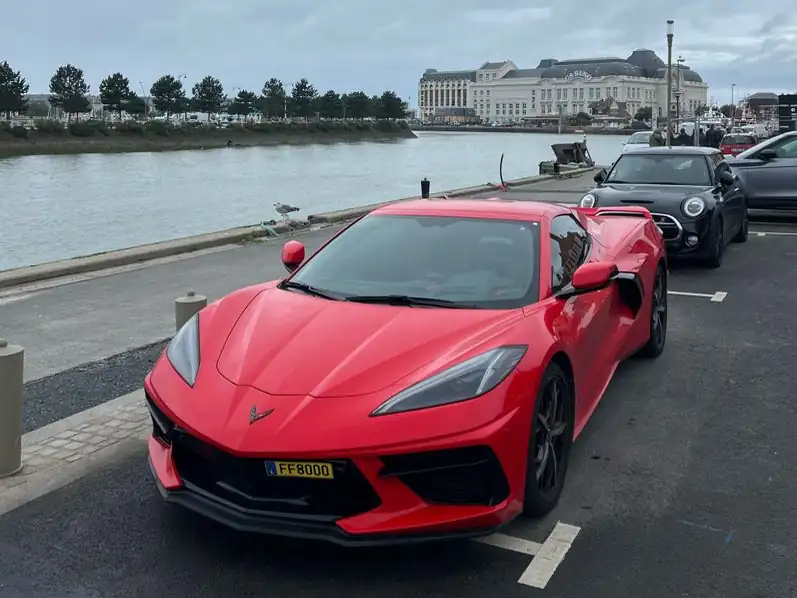 Chevrolet Corvette C8 (2020) spotted in Le Havre, France