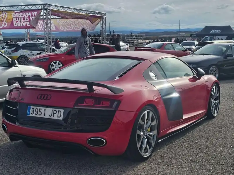 Audi R8 spotted in Alcañiz