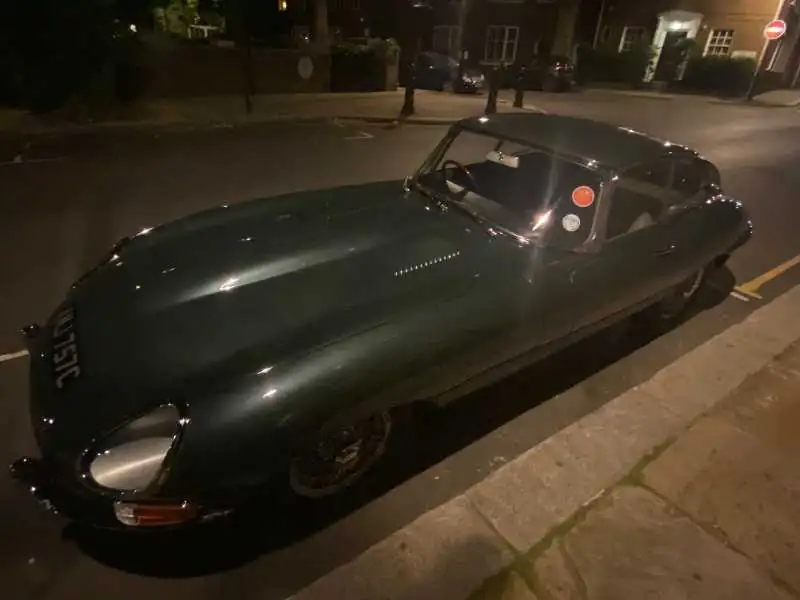 Jaguar E-Type spotted in London