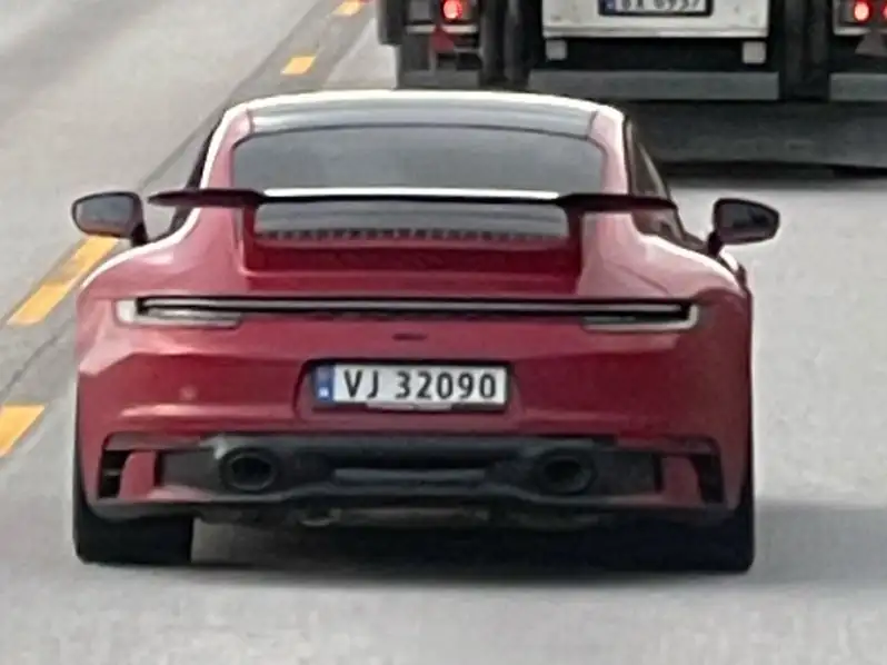 Porsche 911 (2021) spotted in Alvdal, Norway
