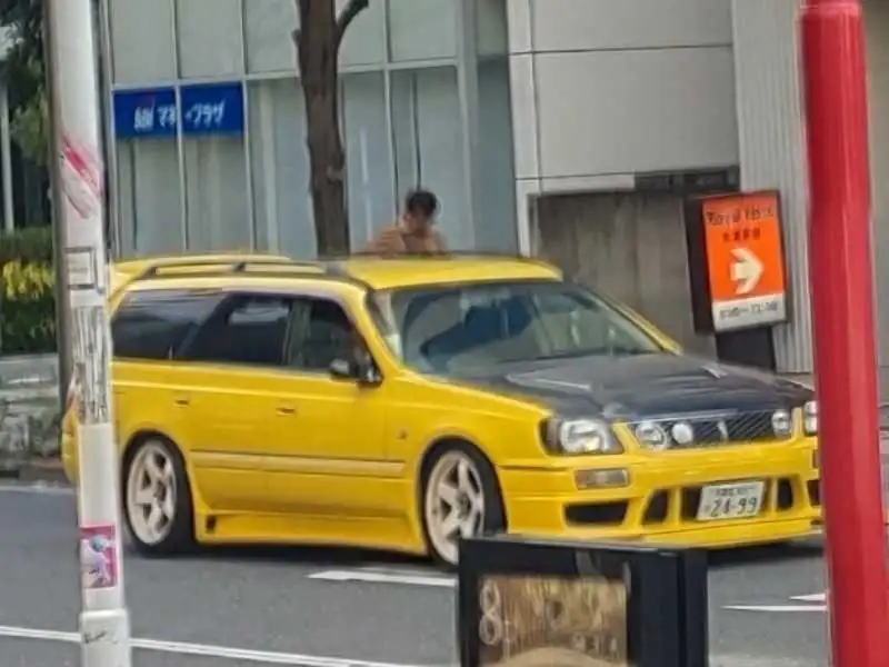 Nissan Stagea (1996) spotted in Tokyo, Japan