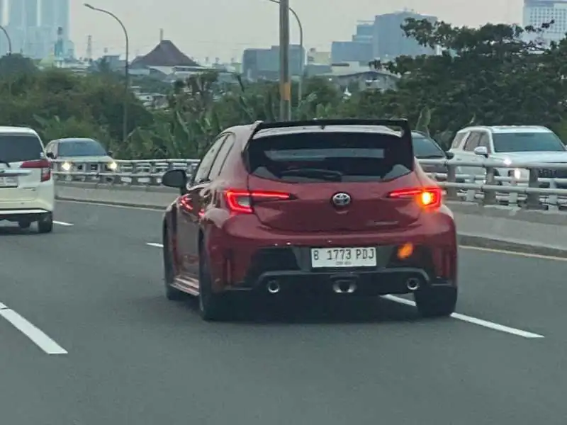 Toyota GR Yaris (2023) spotted in Jakarta, Indonesia