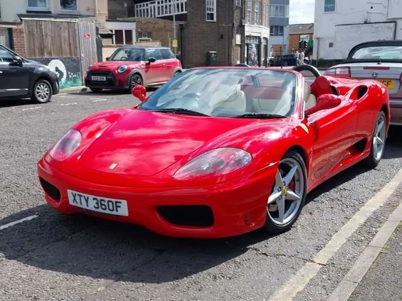 Ferrari 360 Spider (2001) spotted in Peterborough, United Kingdom