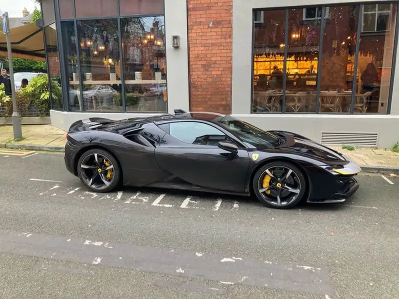 Ferrari SF90 Stradale spotted in Manchester