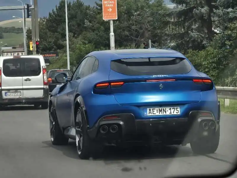 Ferrari Purosangue spotted in Liptovský Mikuláš