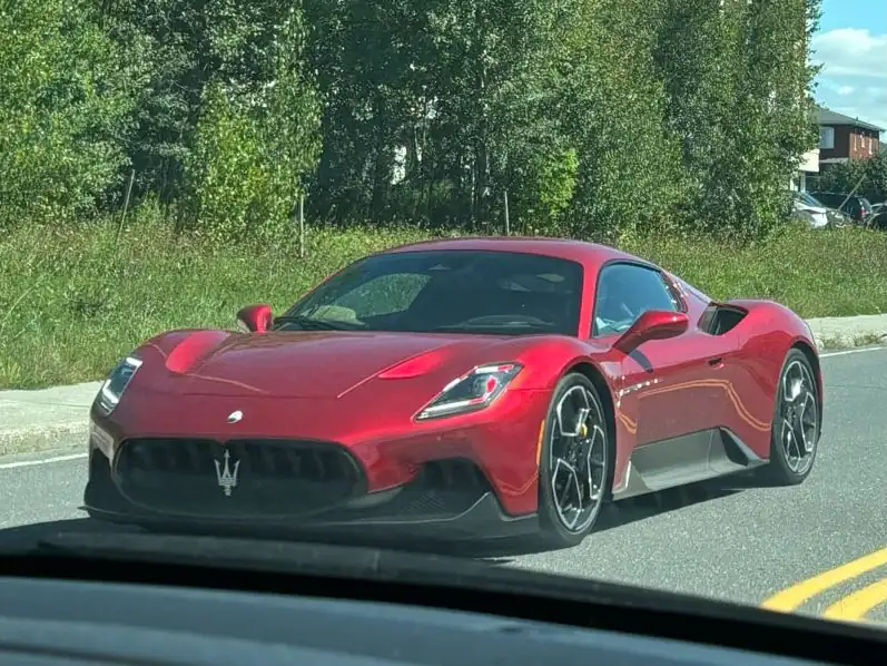 Maserati MC20 spotted in Drummondville