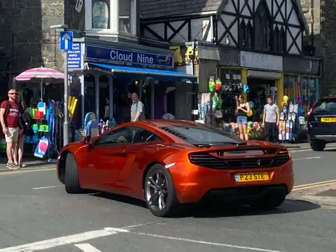 McLaren MP4-12C spotted in Barmouth, United Kingdom