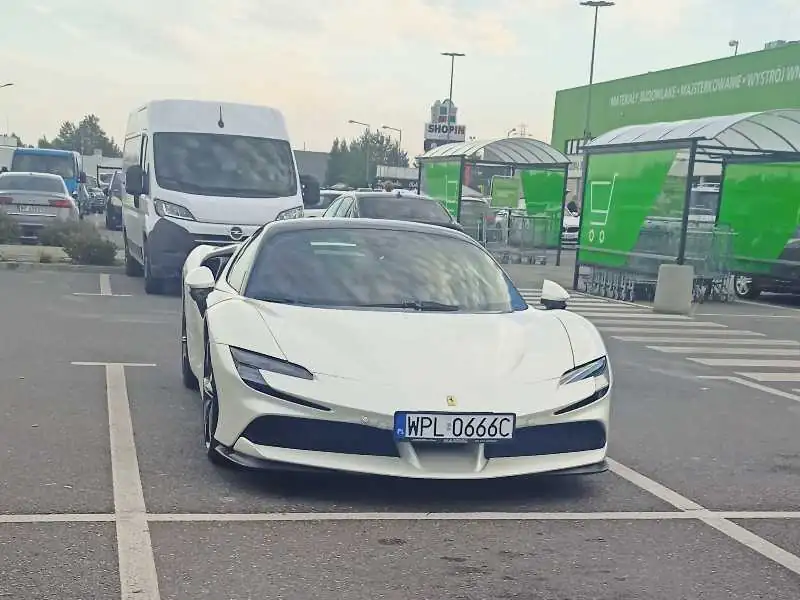 Ferrari SF90 Stradale (2020) spotted in Płock, Poland