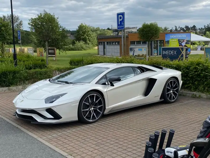 Lamborghini Aventador spotted in Hradec Králové