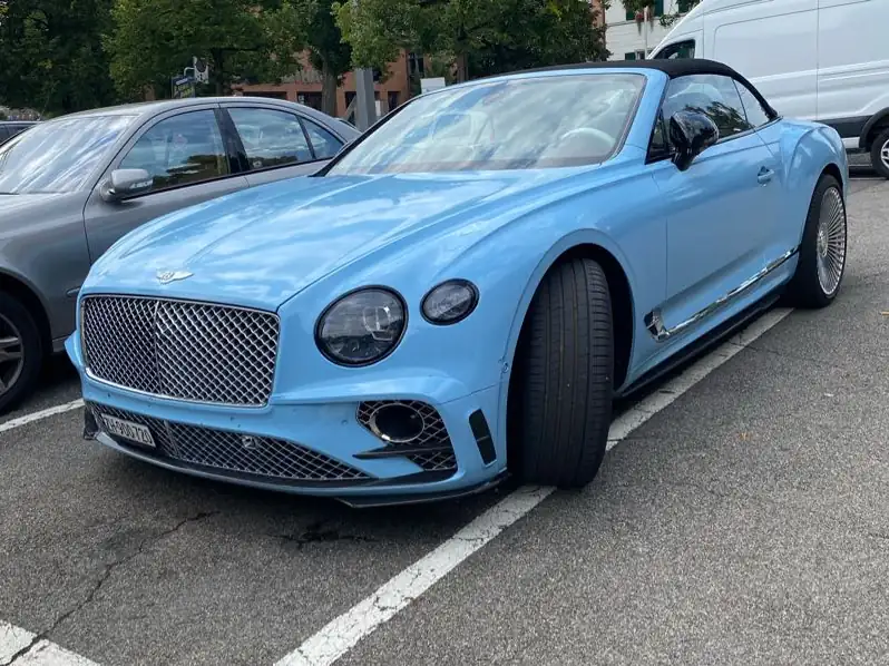 Bentley Continental GT Convertible spotted in Zürich