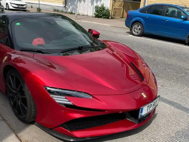Ferrari SF90 Stradale (2021) spotted in Turku, Finland