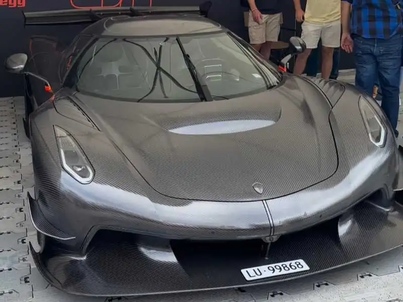 Koenigsegg Jesko spotted in Le Mans
