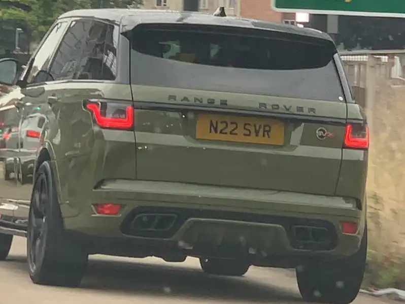 Land Rover SVR (2020) spotted in Rugby, United Kingdom
