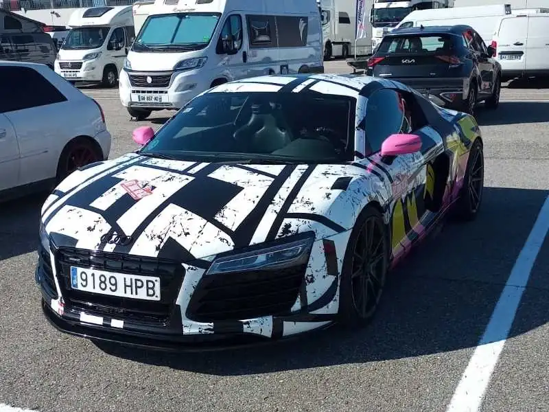 Audi R8 spotted in Pamplona