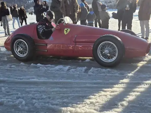 Ferrari 575 M Maranello (1950) spotted in St. Moritz, Switzerland