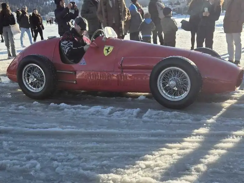 Ferrari 575 M Maranello (1950) spotted in St. Moritz, Switzerland