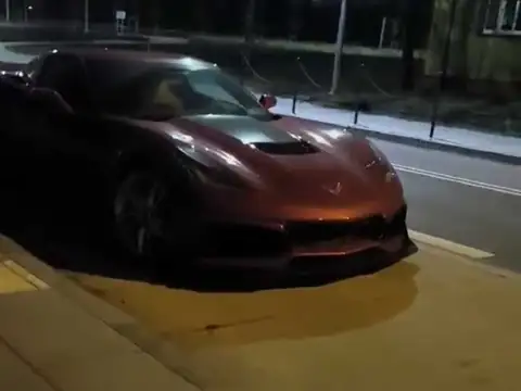 Chevrolet Corvette ZR1 (2019) spotted in Poznań, Poland