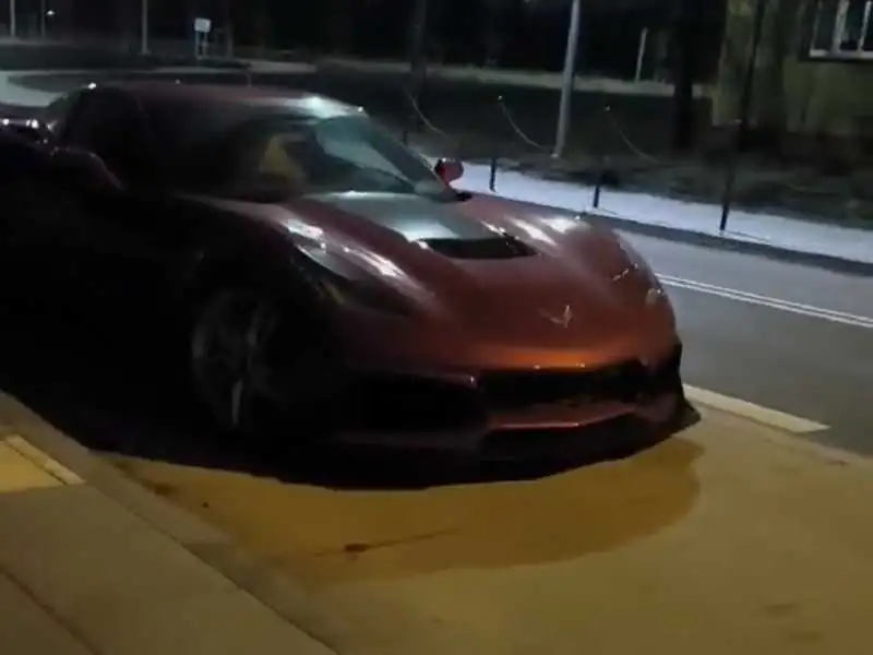 Chevrolet Corvette ZR1 (2019) spotted in Poznań, Poland