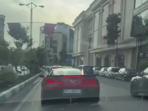 Chevrolet Corvette (2020) spotted in Pākdasht, Iran