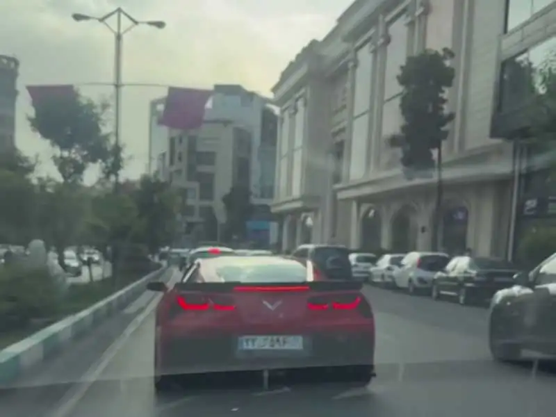 Chevrolet Corvette spotted in Pākdasht