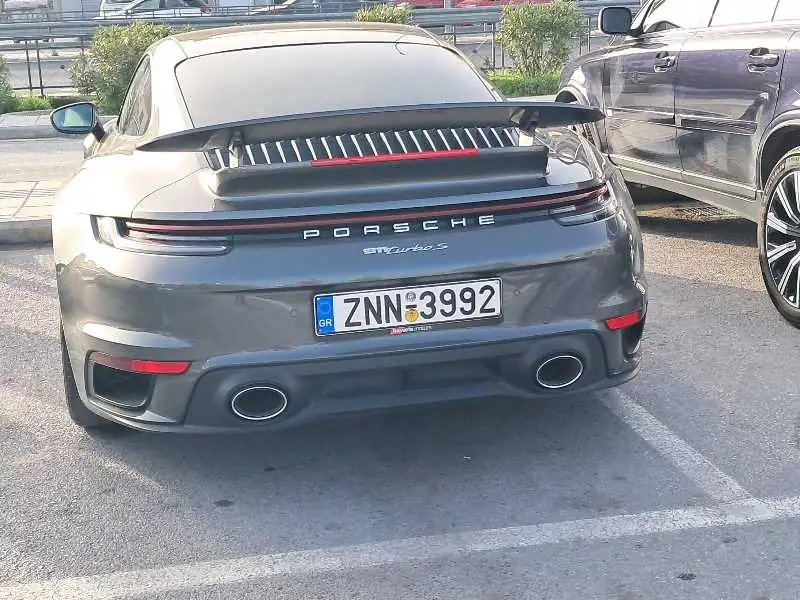 Porsche 911 Turbo S (2021) spotted in Lárisa, Greece