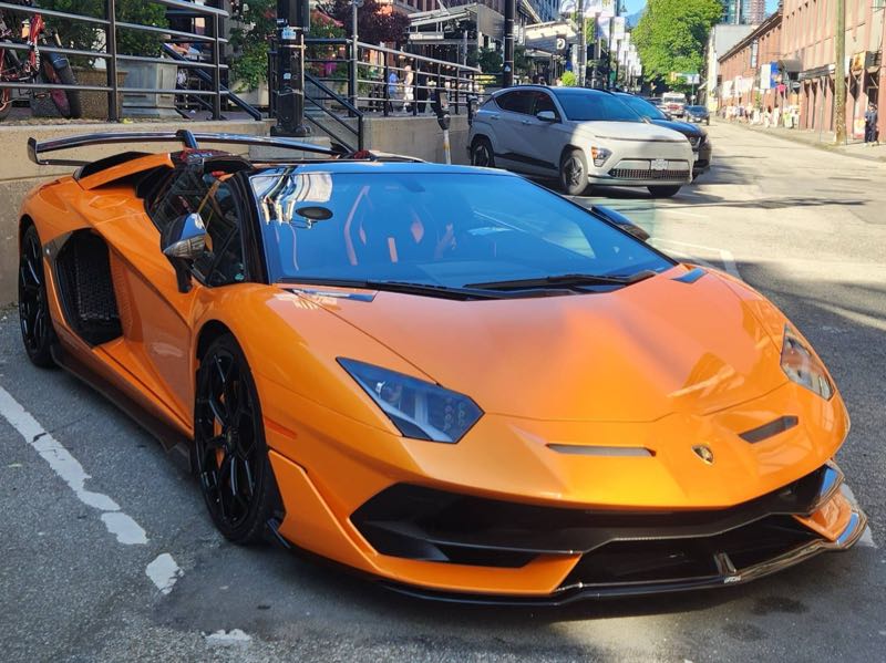 Lamborghini Aventador SVJ spotted in Vancouver