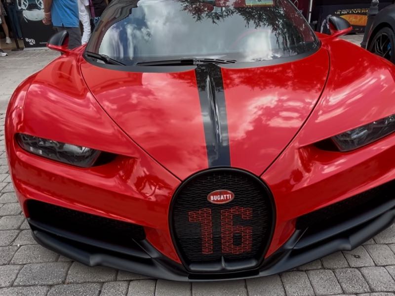 Bugatti Chiron spotted in Frostproof