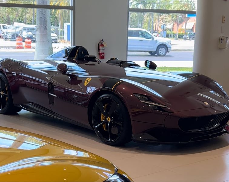 Ferrari Monza SP2 spotted in Miami