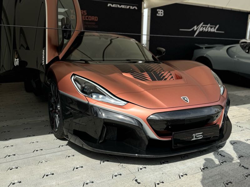Rimac Nevera spotted in Hastings