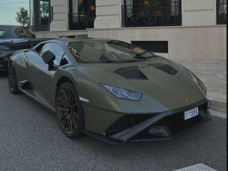 Lamborghini Huracán STO spotted in Quimper