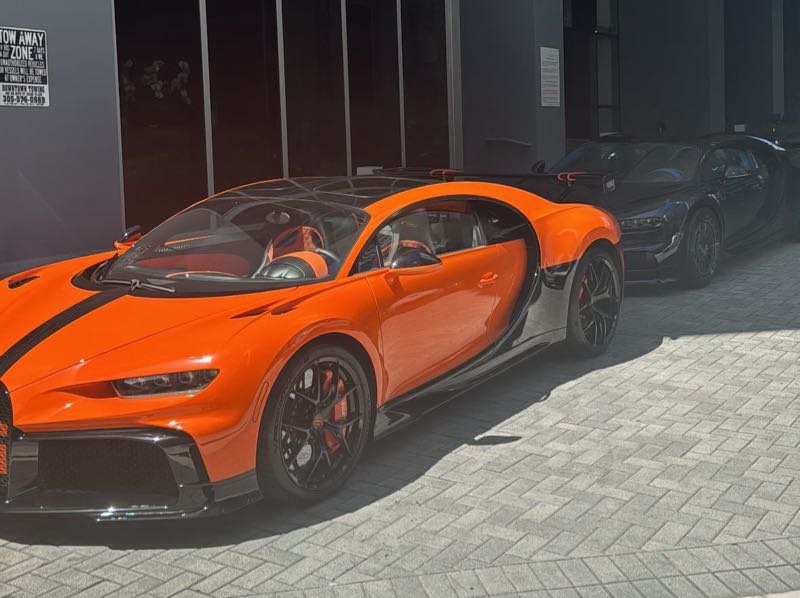 Bugatti Chiron spotted in Miami