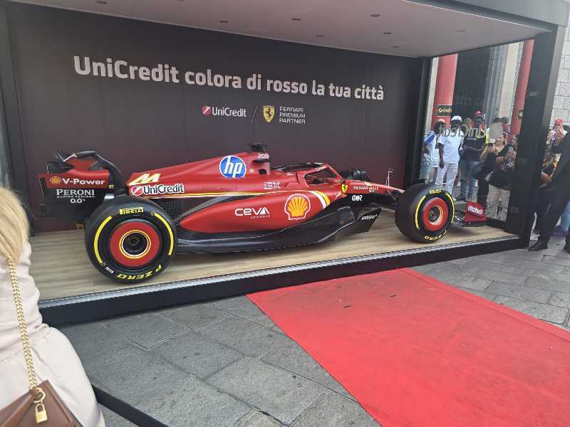 Ferrari F1-75 spotted in Terni