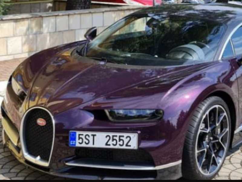 Bugatti Chiron spotted in Blatná