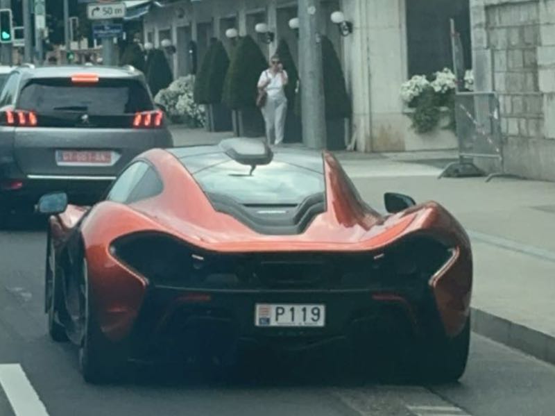 McLaren P1 spotted in Geneva