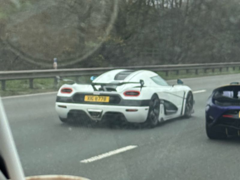 Koenigsegg Agera RS spotted in Exeter