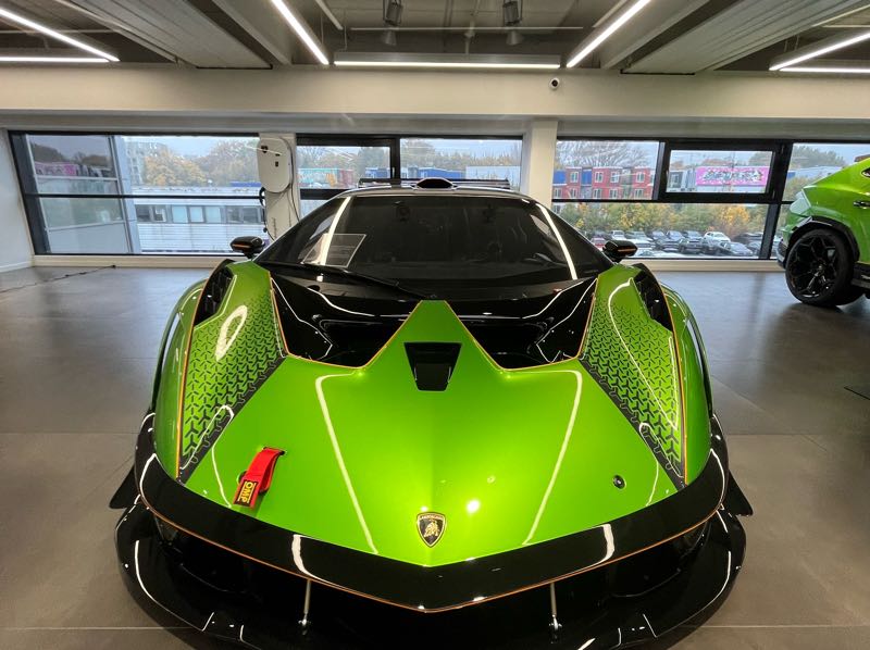 Lamborghini Centenario (2016) spotted in Copenhagen, Denmark