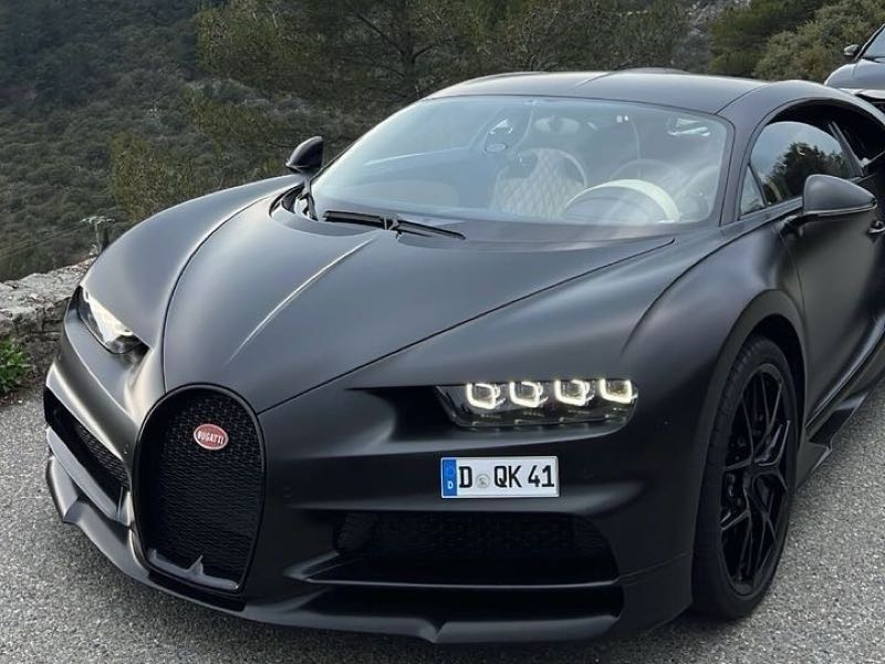 Bugatti Chiron spotted in Kahramanmaraş