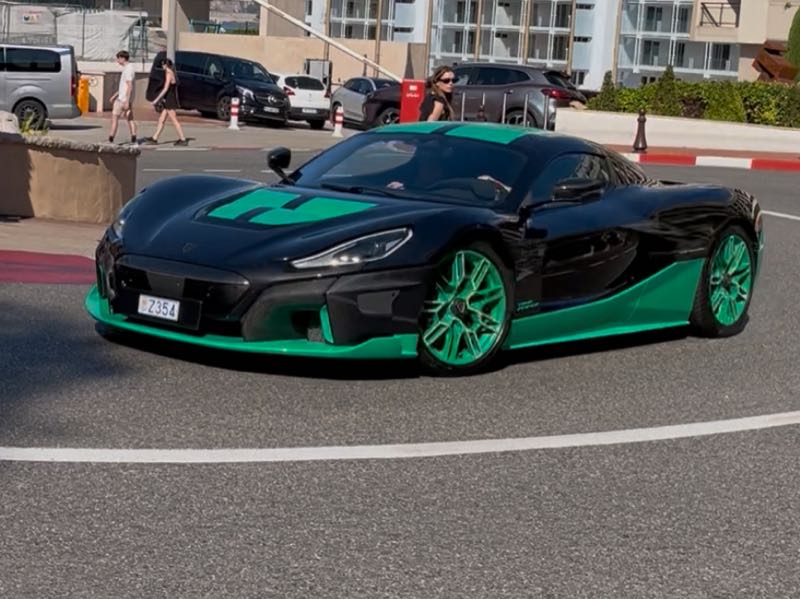 Rimac Nevera spotted in Monaco