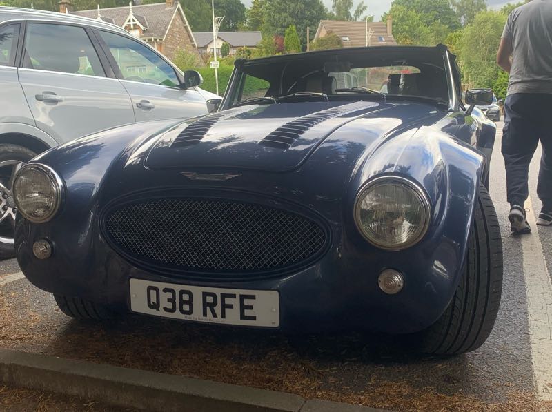 Aston Martin DBR1 spotted in Pitlochry