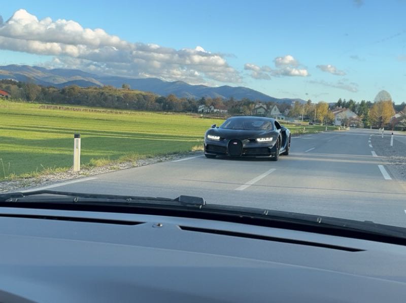 Bugatti Chiron (2021) spotted in Ilirska Bistrica, Slovenia