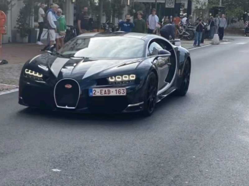 Bugatti Chiron spotted in Brugge