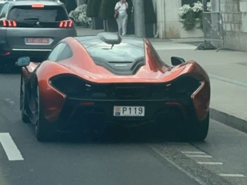 McLaren P1 spotted in Geneva