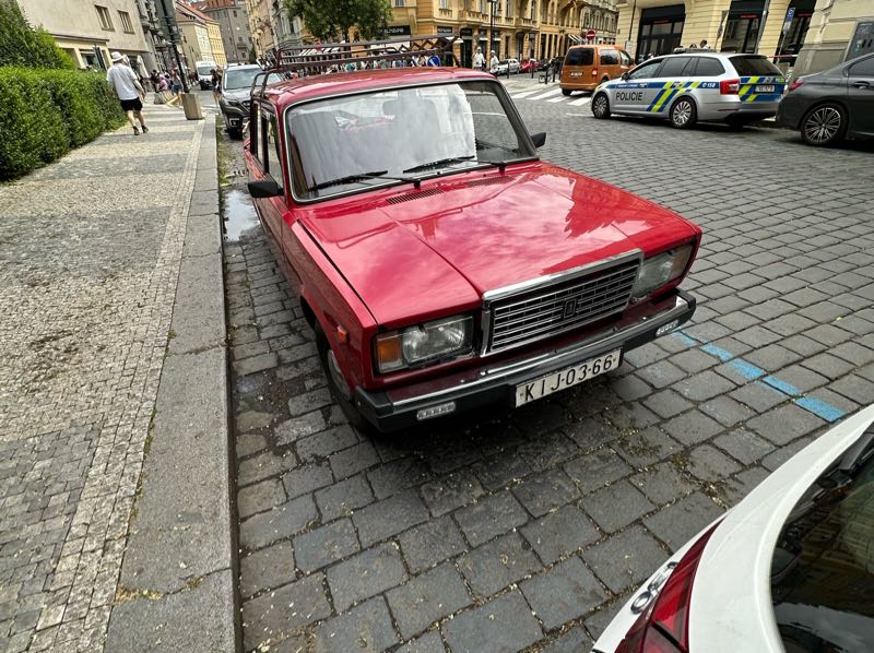 Lada 2107 spotted in Prague