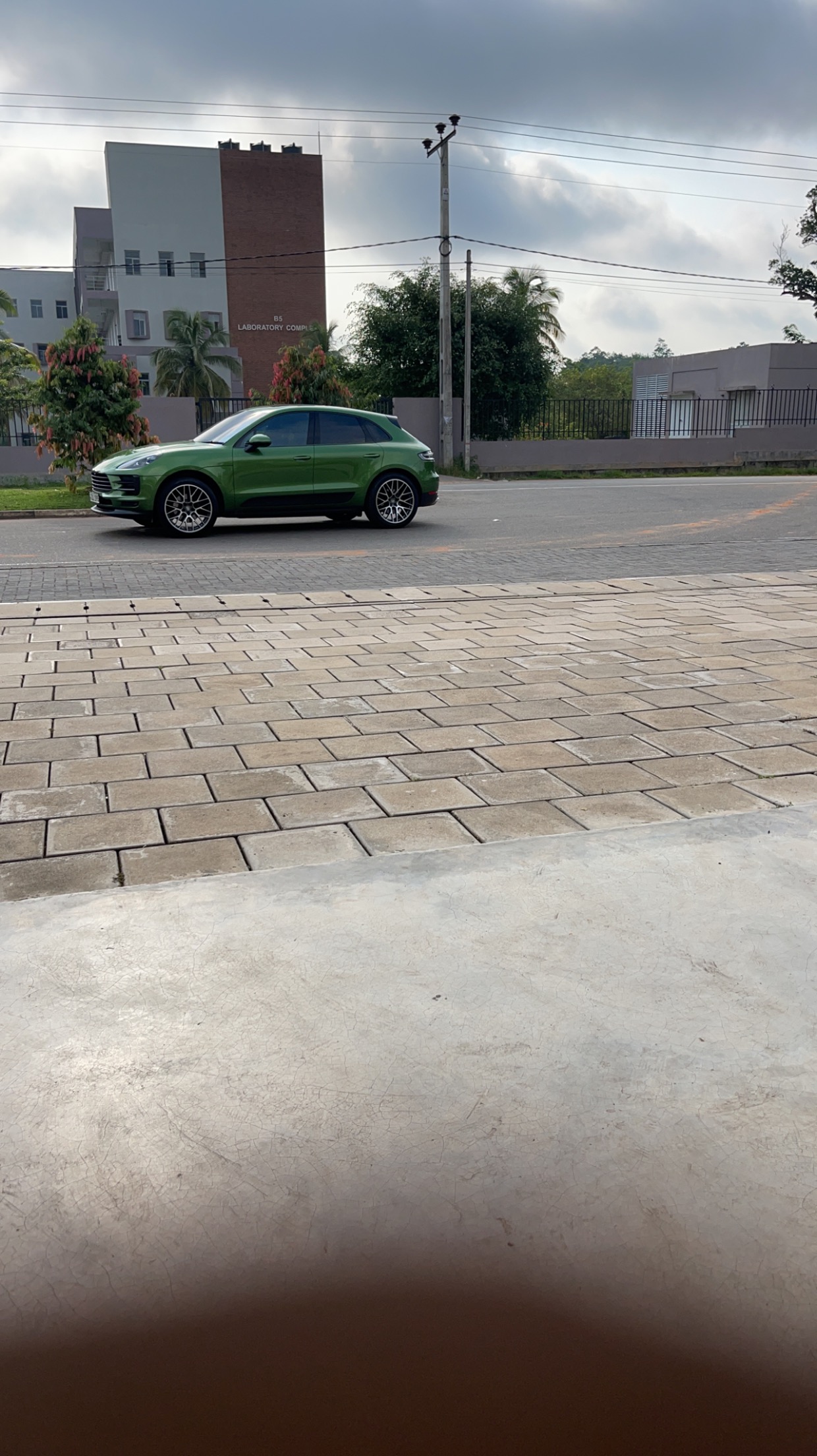 Porsche Macan (2023) spotted in Dambulla, Sri Lanka