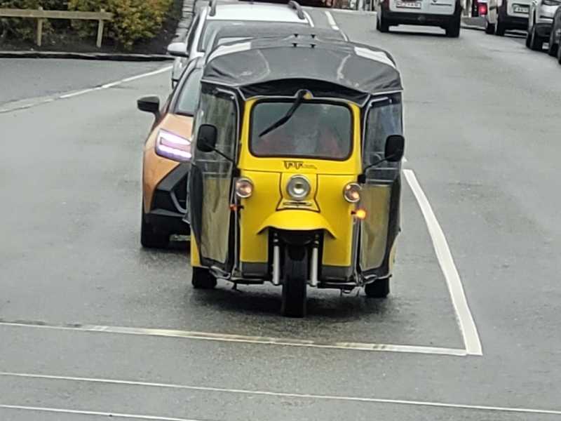 Bajaj RE spotted in Akureyri