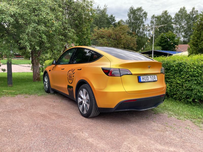 Tesla Model Y spotted in Falun