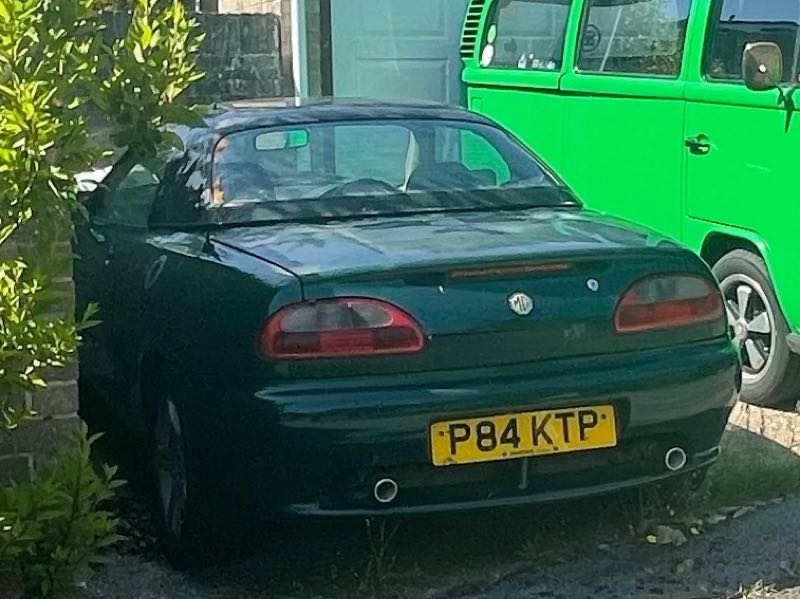 MG F spotted in Eastleigh
